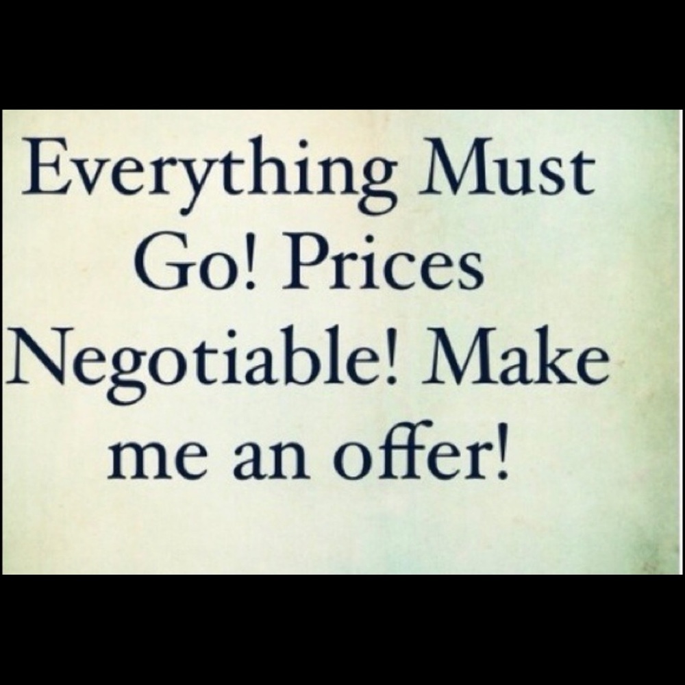 Everything must go